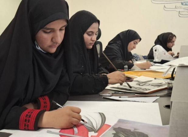 برگزاری رویداد هنری «نقش طوفان» با حضور دانش‌آموزان هنرمند حوزه سیستان