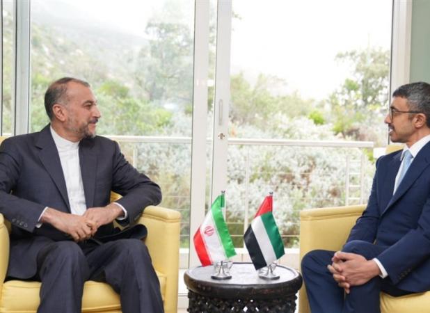امیرعبداللهیان با همتای اماراتی خود دیدار کرد