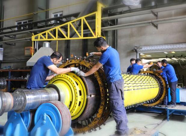 جهشی در خودکفایی نیروگاهی کشور با ساخت اولین روتور ۲۰۰ مگاواتی