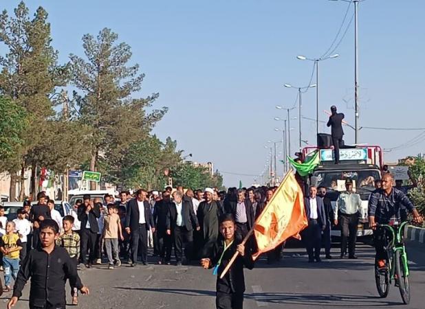 برپایی تجمع «ایران؛ ذوالفقار علی» در شهرستان مرزی خواف