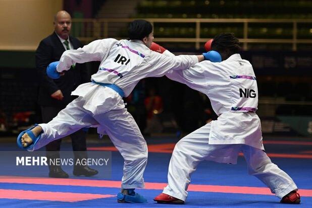 گلشادنژاد به مبارزه فینال کاراته صعود کرد