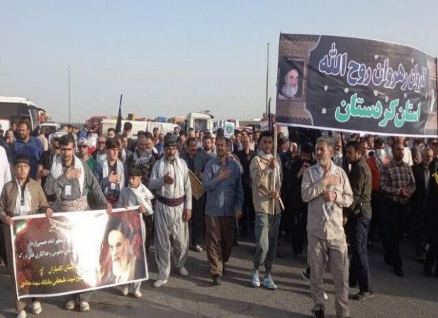 عزاداری سنتی کامیارانی‌ها در مرقد مطهر امام خمینی (ره)