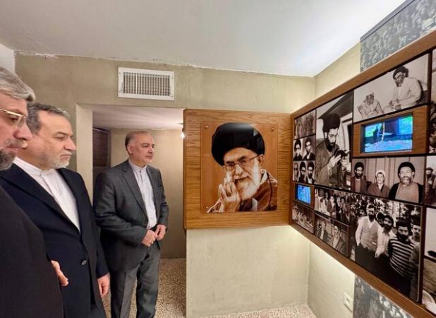 تصاویر دیدار عراقچی از منزل رهبر انقلاب