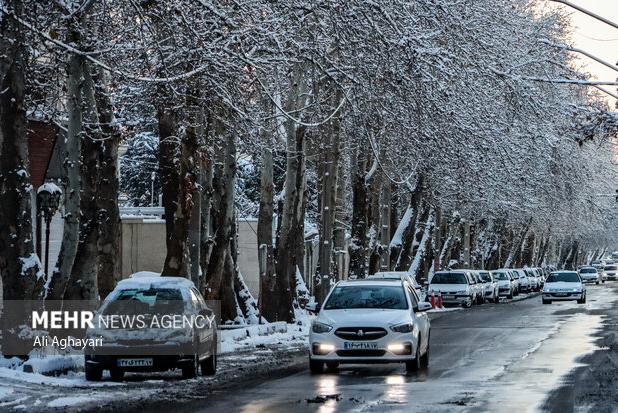 بارش برف در هادیشهر جلفا