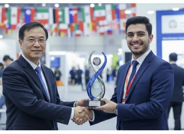 مدال طلا و جایزه پلاتینوم برای مخترع جوان ایران