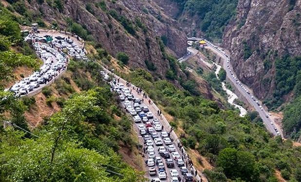 جاده کرج_چالوس بازگشایی شد