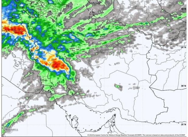 هواشناسی ایران امروز ۸ دی؛ آغاز بارش گسترده برف و باران در ۱۹ استان کشور