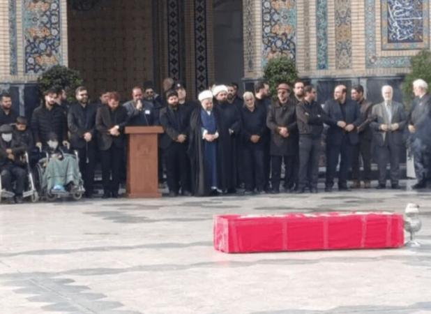 پیکر فرزند معاون رئیس جمهور در حرم رضوی تشییع شد