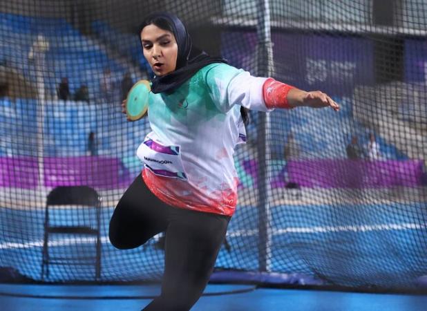 دختر پرتابگر دیسک ایران ششم شد