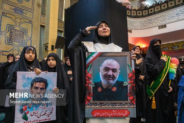 مادران قهرمانان بی‌نام و نشان جنگ ۱۲ روزه بودند