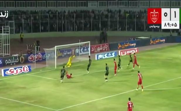گل پرسپولیس به خیبر توسط امید عالیشاه