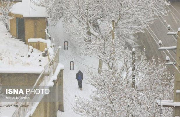 کارشناس هواشناسی: ارتفاع برف در همدان به ۲۰ سانتی‌متر رسید
