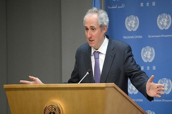 دوجاریک: گوترش بر اهمیت غلبه بر رویکرد ارعاب اسرائیل تأکید دارد
