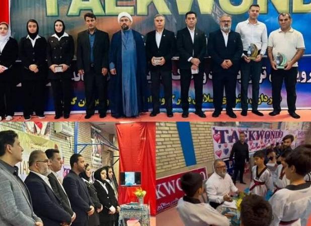 آزمون ارتقای کمربند تکواندو در گناوه برگزار شد