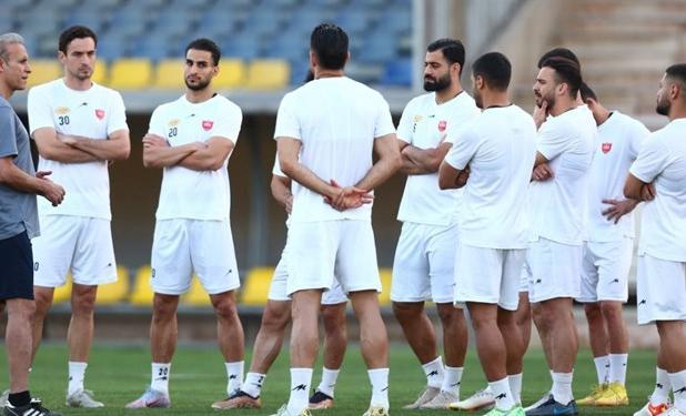 تمرین پرسپولیس بدون 2 ستاره و 3 ملی پوش