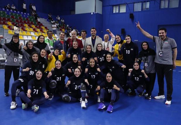 سومین برد شیرین دختران هندبال ایران در بازی‌های آسیایی بحرین