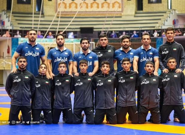 تیم کشتی آزاد نوجوانان ایران قهرمان آسیا شد