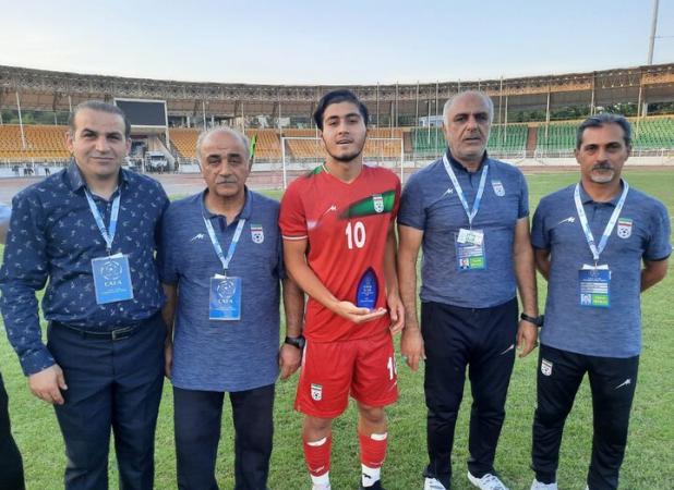 مهاجم جوانان ایران آقای گل تورنمنت زیر ۲۰سال کافا شد