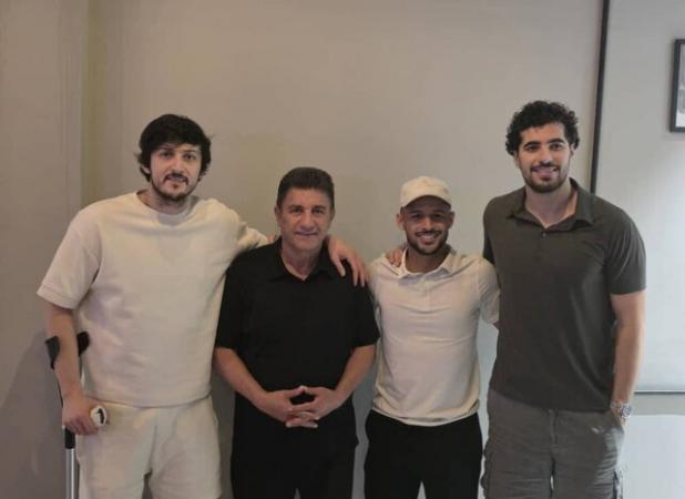 جلسه قلعه‌نویی با آزمون، قایدی و عزت‌اللهی در امارات