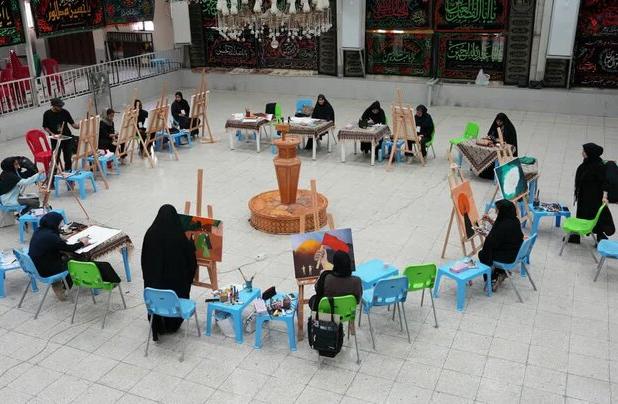 کارگاه نقاشی و تصویرسازی «ایران حسین» در بوشهر برگزار شد