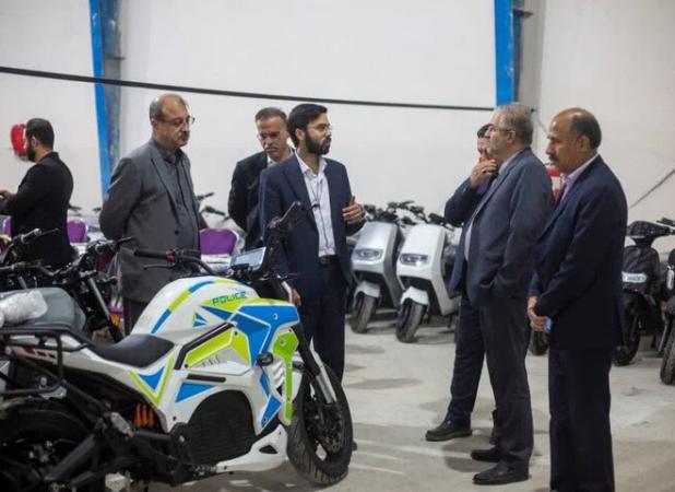 جهش برقی در بوشهر؛ خط تولید جدید موتورسیکلت روشن شد