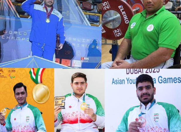 درخشش خوزستانی‌ها در پاراوزنه‌برداری آسیا با ۳ طلا و یک برنز
