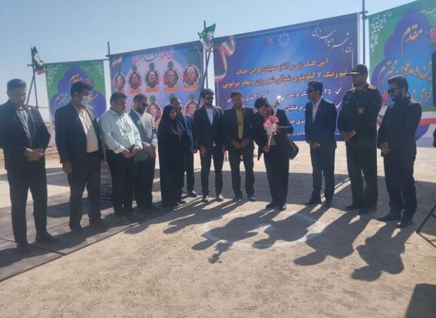 مشکل ۱۵ ساله آبگرفتگی در بخش شرقی شهر رزن برطرف شد
