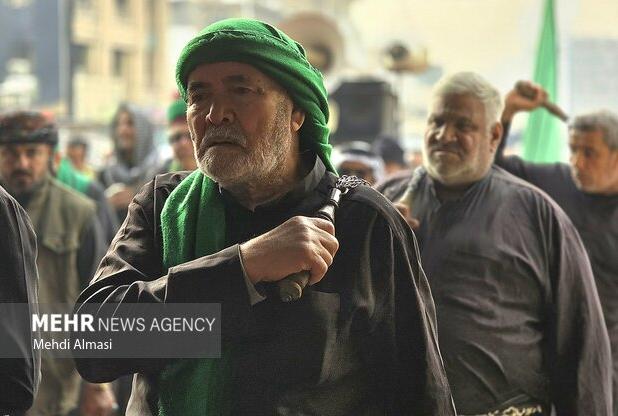 دسته عزای هشتمین روز از ماه محرم در کربلای معلی