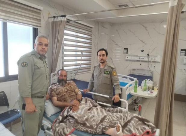 محیط‌بان مهدیشهری‌ حین انجام مأموریت مصدوم شد
