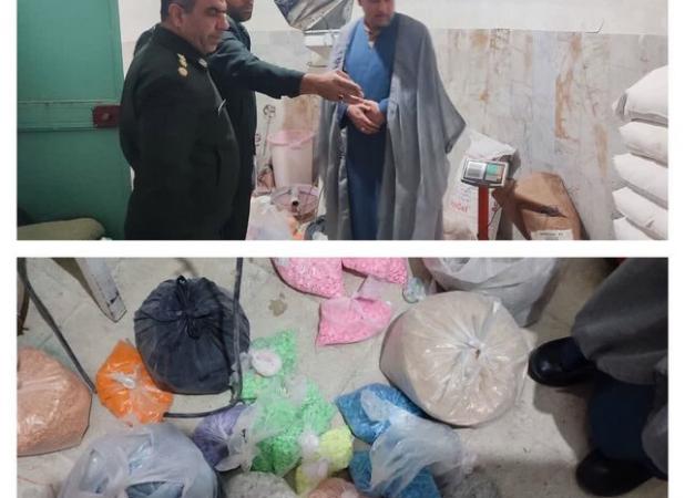 انهدام باند تولید مواد مخدر صنعتی در شهرستان آشتیان