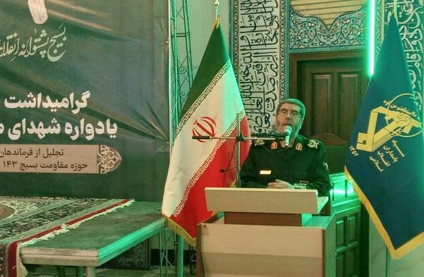 سردار صادقی: بسیج خنثی کننده توطئه‌های دشمنان است