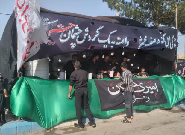 برپایی ایستگاه های صلواتی در تربت جام 