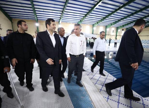 استخر ایران زمین جزیره بوموسی افتتاح شد