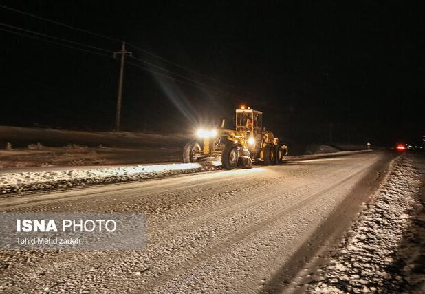 بارش ۳۰ سانتی برف در ۲ محور کوهستانی گیلان