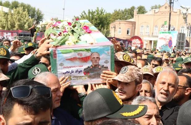 تصاویری از تشییع پیکر شهید سردار نارنجی در ارومیه