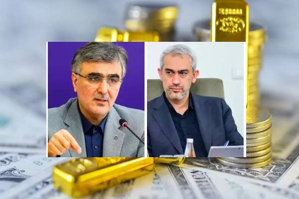 جلسه ارزی وزیر اقتصاد با رئیس کل بانک مرکزی