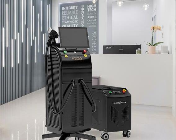 برسی دستگاه لیزر تیتانیوم و پلاتینیوم اصل