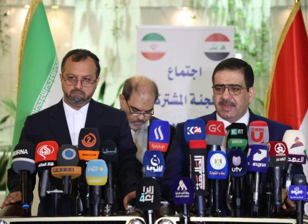 دیدار وزیر اقتصاد ایران با وزیر بازرگانی عراق در بغداد