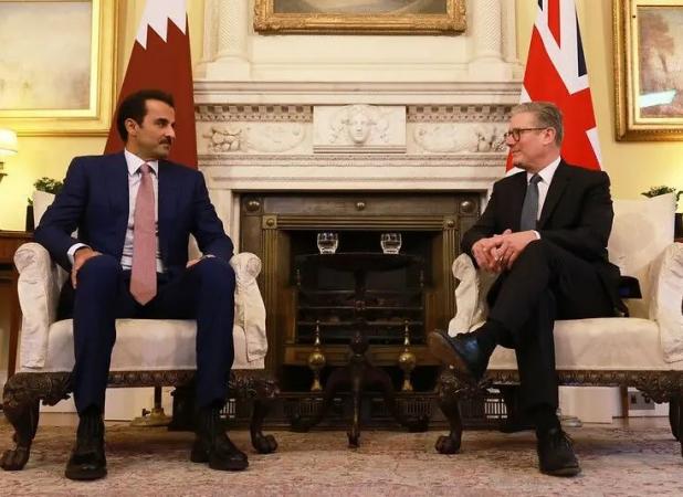 سران انگلیس و قطر درباره ایران گفت‌وگو کردند