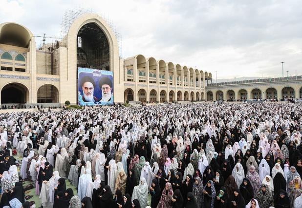 اقامه نماز عید قربان به امامت حجت‌الاسلام حاج‌علی‌اکبری