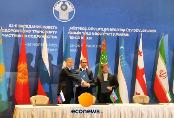 توسعه مسیر غربی کریدور شمال - جنوب در باکو