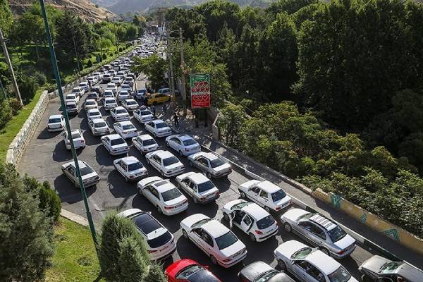 وضعیت ترافیکی راه‌های کشور در روز ۱۳ فروردین