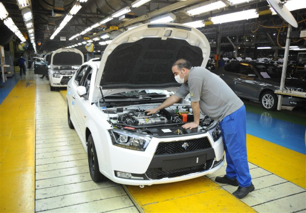 تولید 3616 دستگاه خودرو در ایران خودرو در یک روز