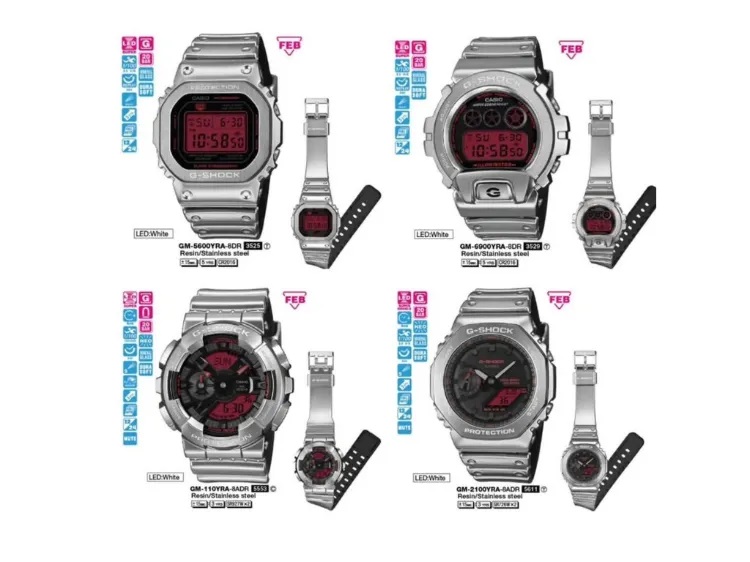 عرضه سری جدید ساعت‌های کاسیو جی شاک به بازار