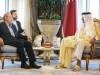 دیدار لاریجانی با امیر قطر در سفر به دوحه