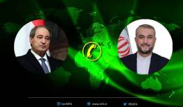 ابراز همدردی وزیر امور خارجه با دولت و ملت سوریه