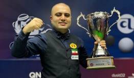 امیر سرخوش قهرمان اسنوکر 6 توپ آسیا شد