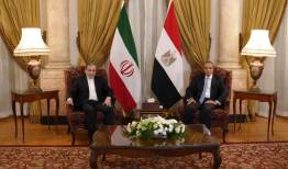 دیدار وزرای خارجه ایران و مصر در قاهره