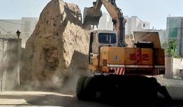 باروی تخریب شده در گلپایگان قدمت باستانی ندارد