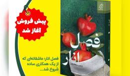 آغاز پیش‌فروش کتاب «فصل انار»؛ روایتی عاشقانه در دل یک همکاری ساده